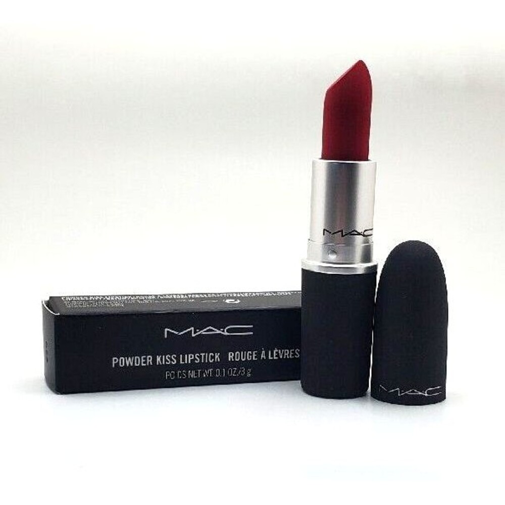 MAC WERK WERK, WERK #922 Lipstick ~ Cool Red ~Powder Kiss Matte~ RETIRED